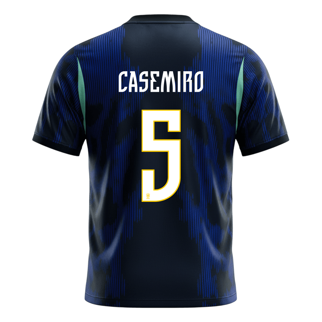 Camiseta CASEMIRO #5 Brazil 2026 Segunda Equipación Copa del Mundo - Versión Hincha