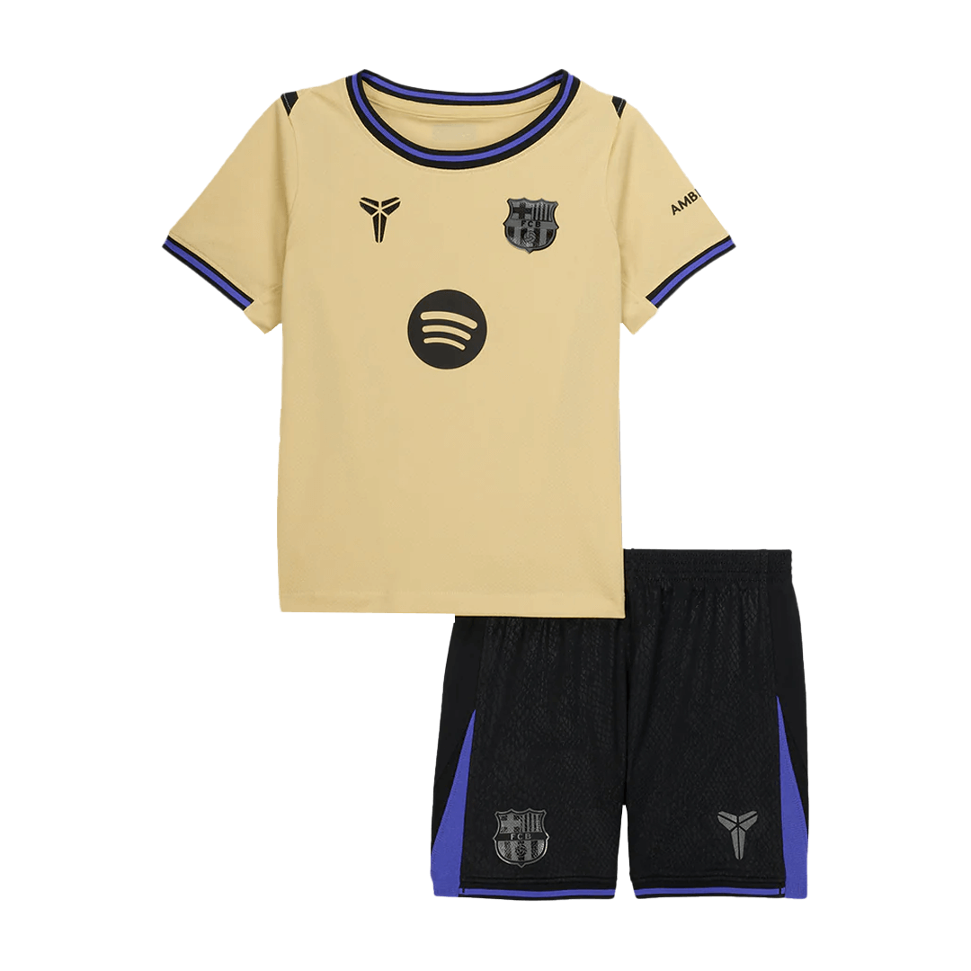 Miniconjunto Barcelona X Kobe 2025/26 Segunda Equipación Niño