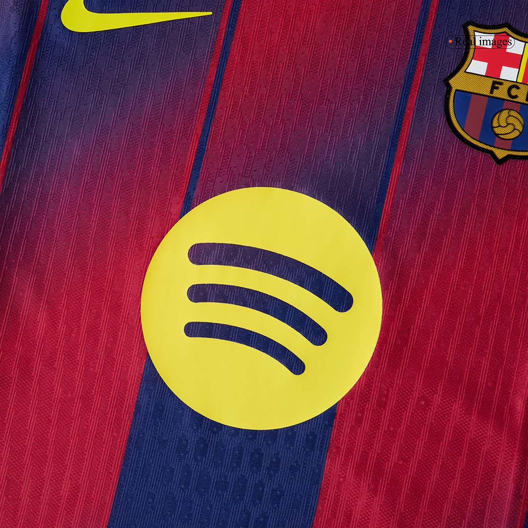 UCL Camiseta Auténtica CUBARSÍ #2 Barcelona 2025/26 Primera Equipación-Versión Jugador