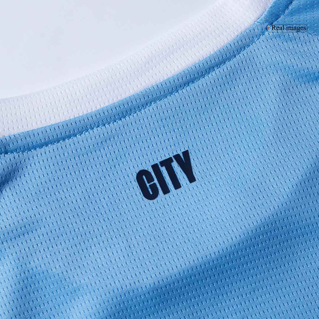 Miniconjunto Manchester City 2025/26 Local Niño (Camiseta + Pantalón Corto)