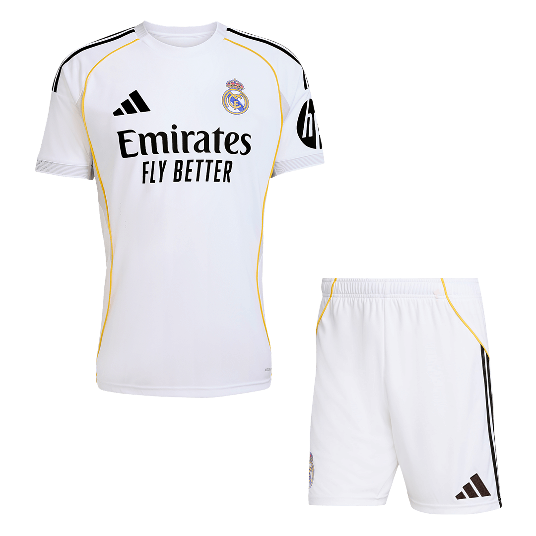 Conjunto Real Madrid 2025/26 Primera Equipación Hombre Camiseta+Pantalón Corto