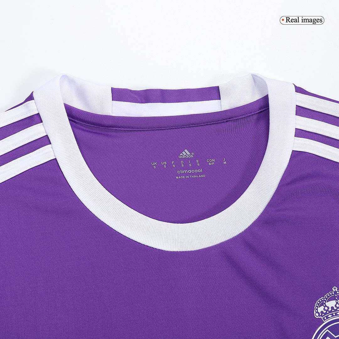 Camiseta Retro 2016/17 Modrić #19 Real Madrid Segunda Equipación Manga Larga