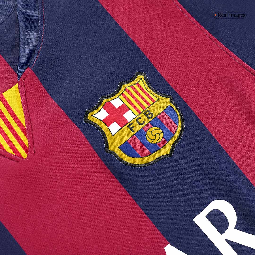 Camiseta Retro 2014/15 NEYMAR JR #11 Barcelona Primera Equipación