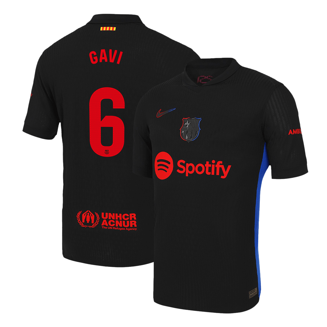 Camiseta GAVI #6 Barcelona 2024/25 Segunda Equipación - Versión Jugador