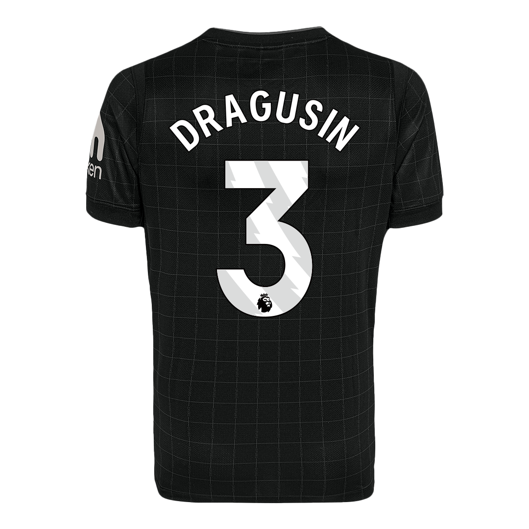 Camiseta DRAGUSIN #3 Tottenham Hotspur 2025/26 Segunda Equipación - Versión Hincha