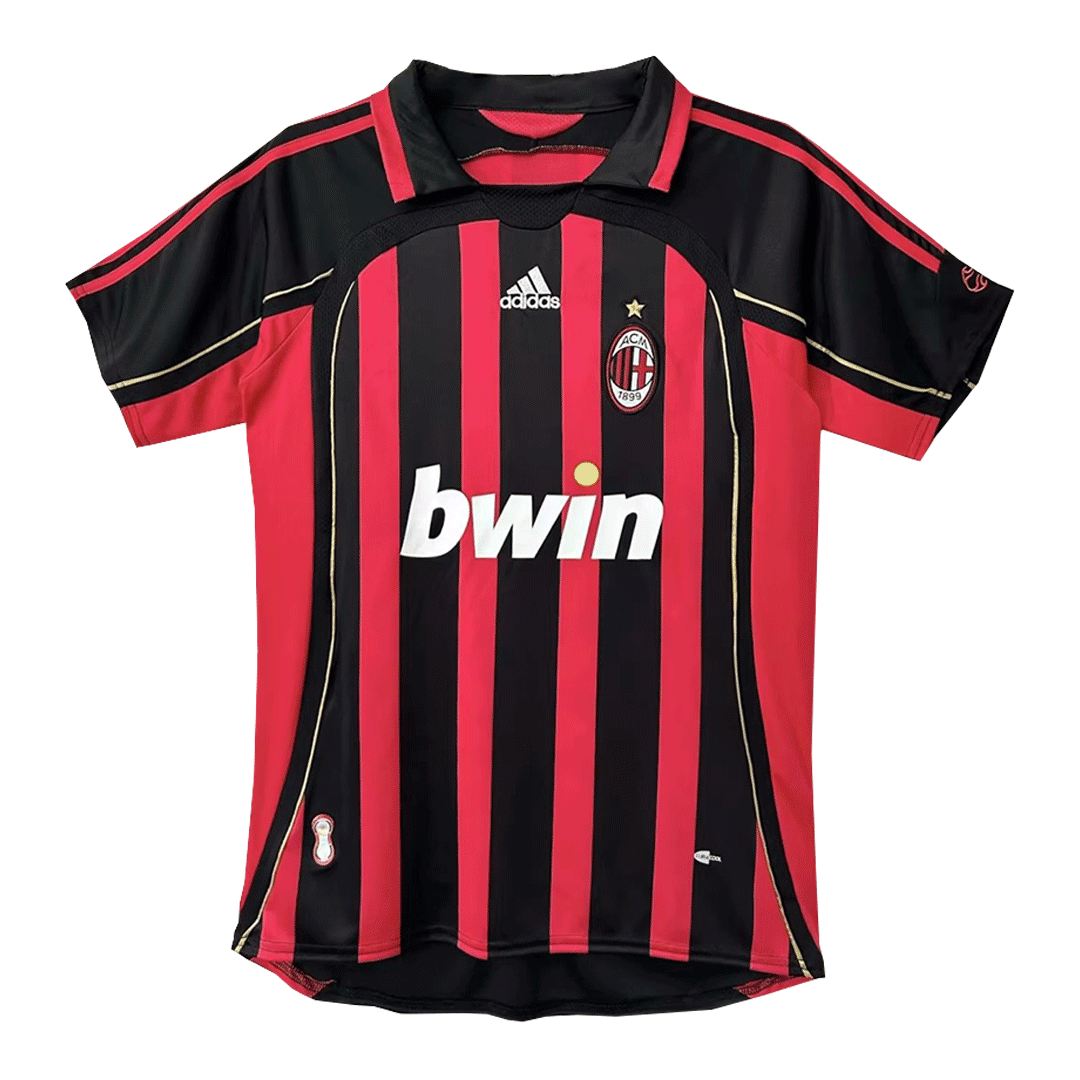 Camiseta Retro 2006/07KAKA' #22 AC Milan Primera Equipación