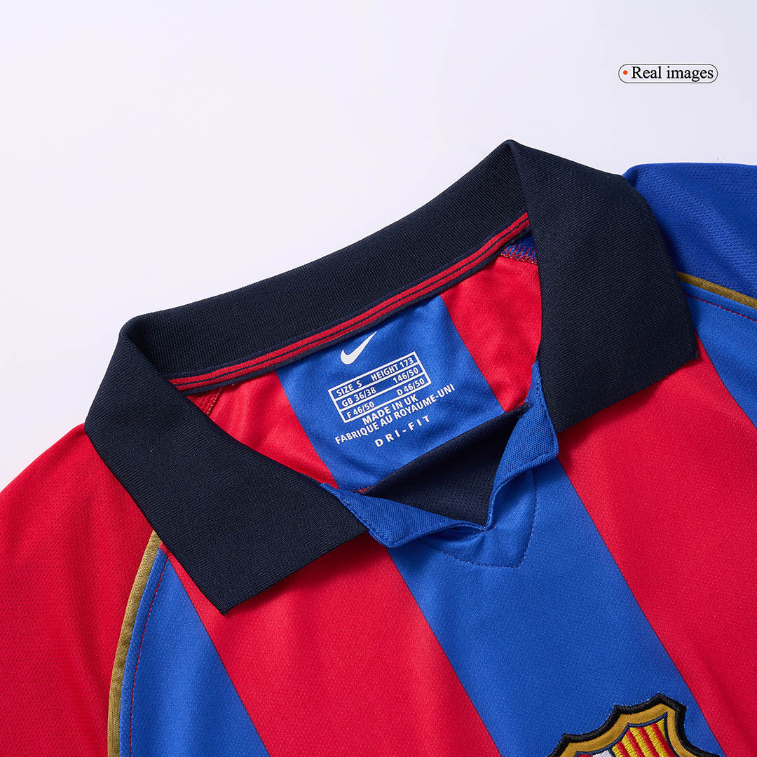 Camiseta Retro 2001/02 Barcelona Primera Equipación