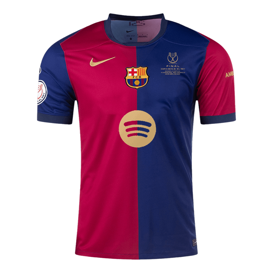 Camiseta Barcelona Copa del Rey Final 2024/25 Home Local Hombre - Versión Hincha