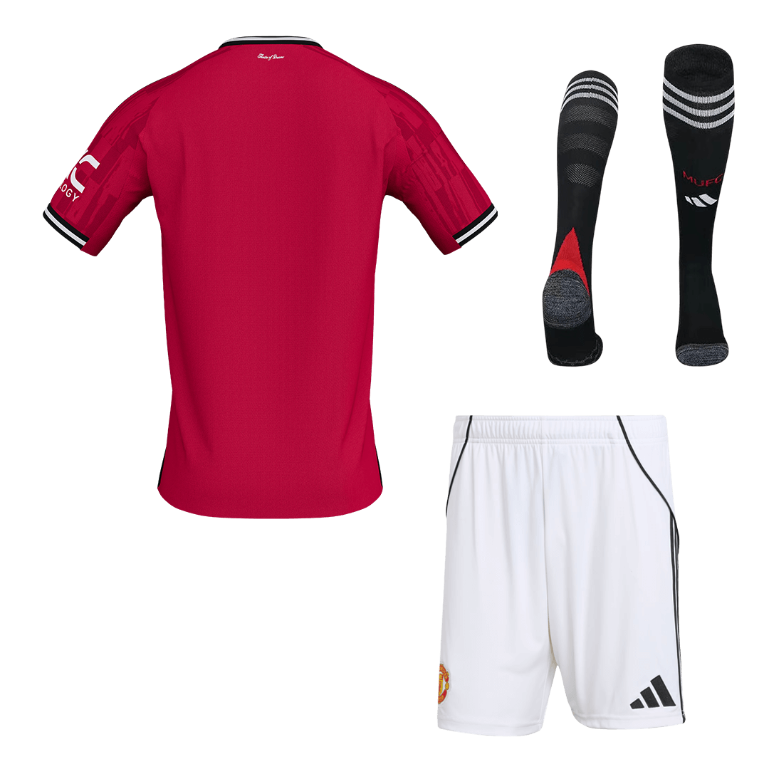 Calidad Premium Conjunto Completo Manchester United 2025/26 Primera Equipación