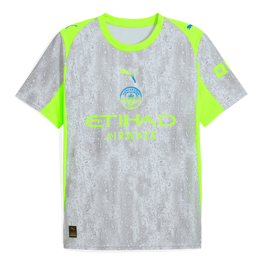 Camiseta Manchester City 2025/26 Tercera Equipación-Versión Hincha