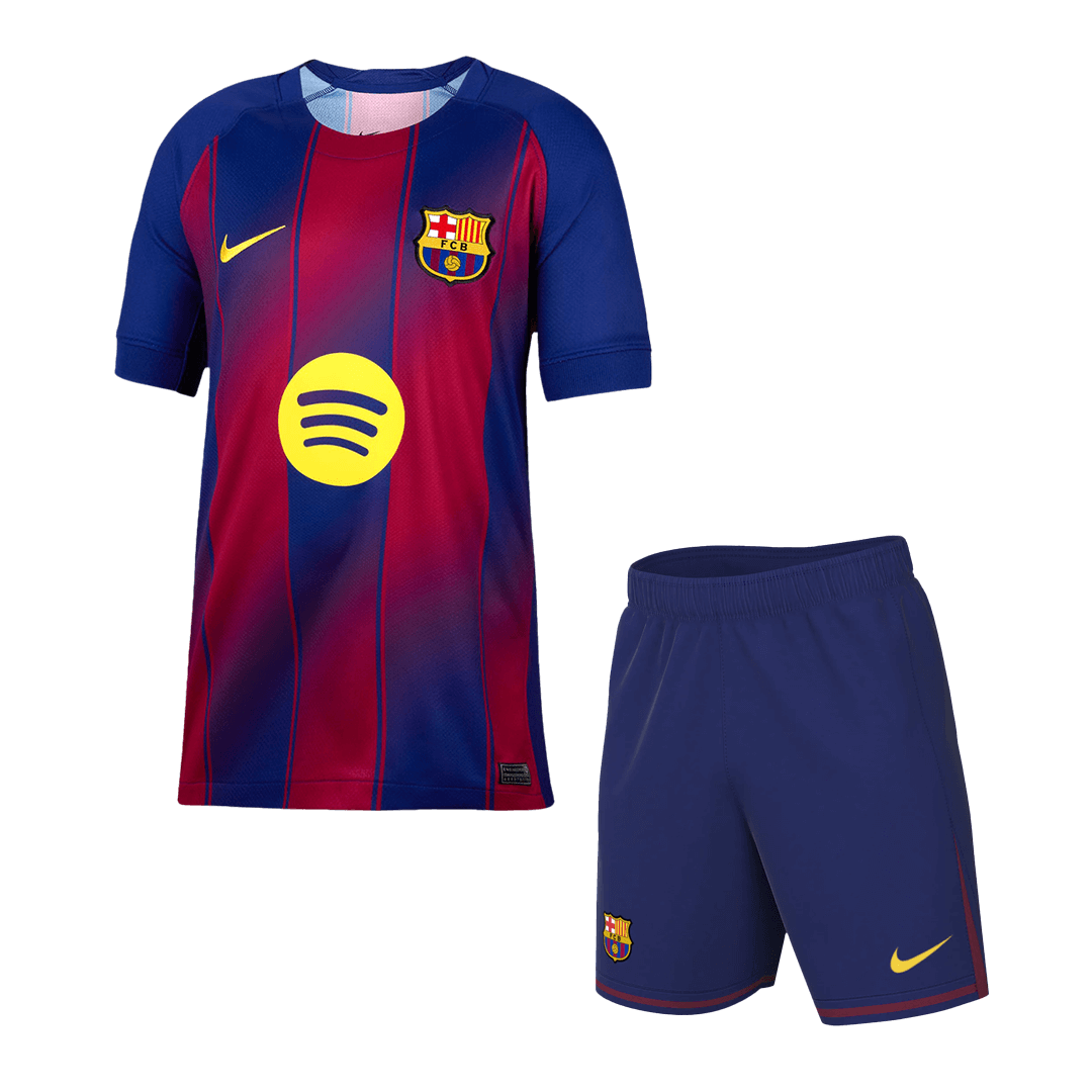 Conjunto Barcelona 
2025/26 Primera Equipación Local Hombre (Camiseta + Pantalón Corto)