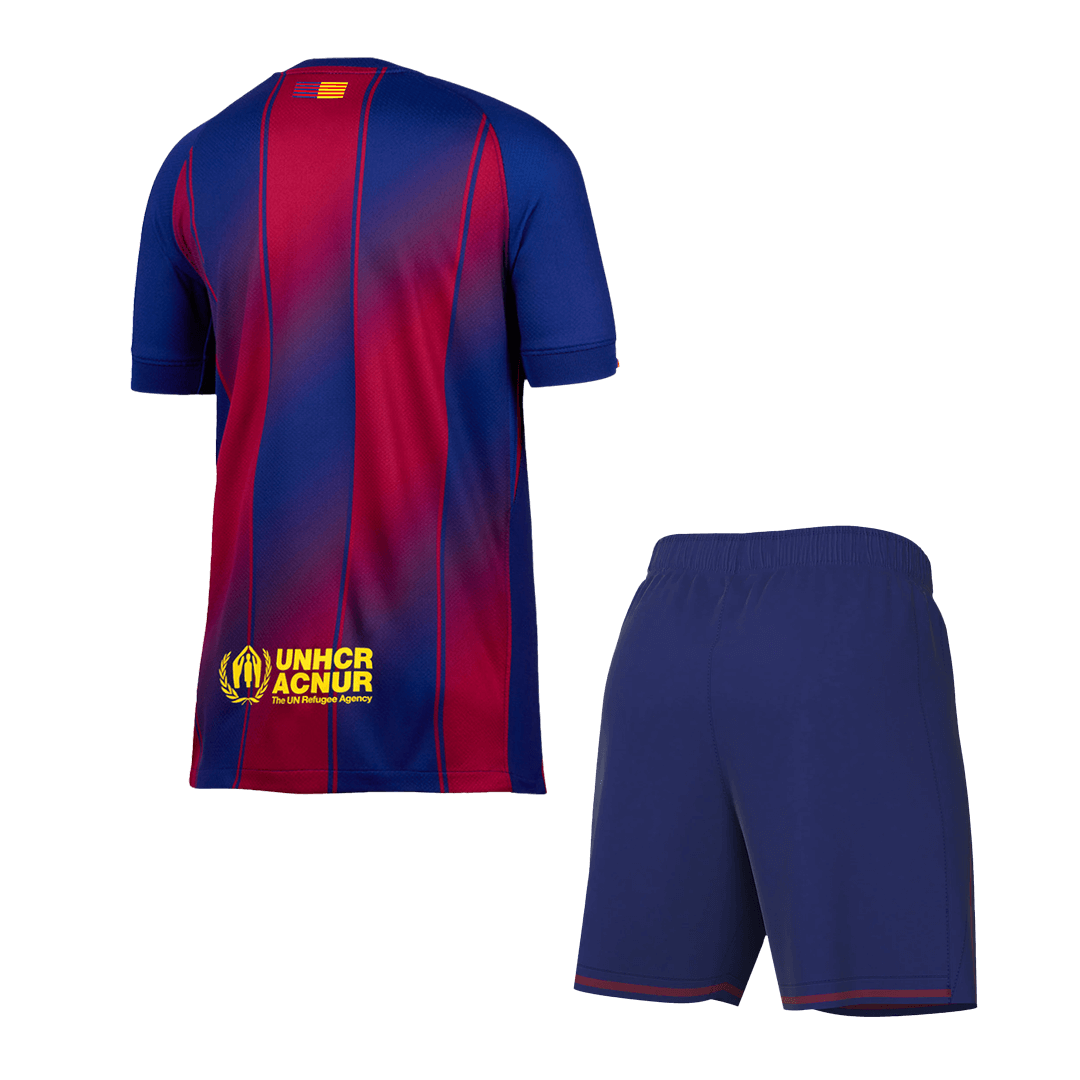 Conjunto Barcelona 
2025/26 Primera Equipación Local Hombre (Camiseta + Pantalón Corto)