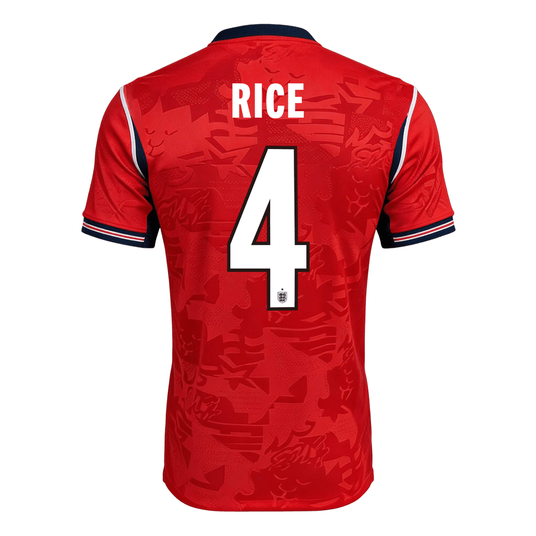 Camiseta Auténtica Rice #4 Inglaterra 2026 Segunda Equipación Copa del Mundo - Versión Jugador - Vista 8
