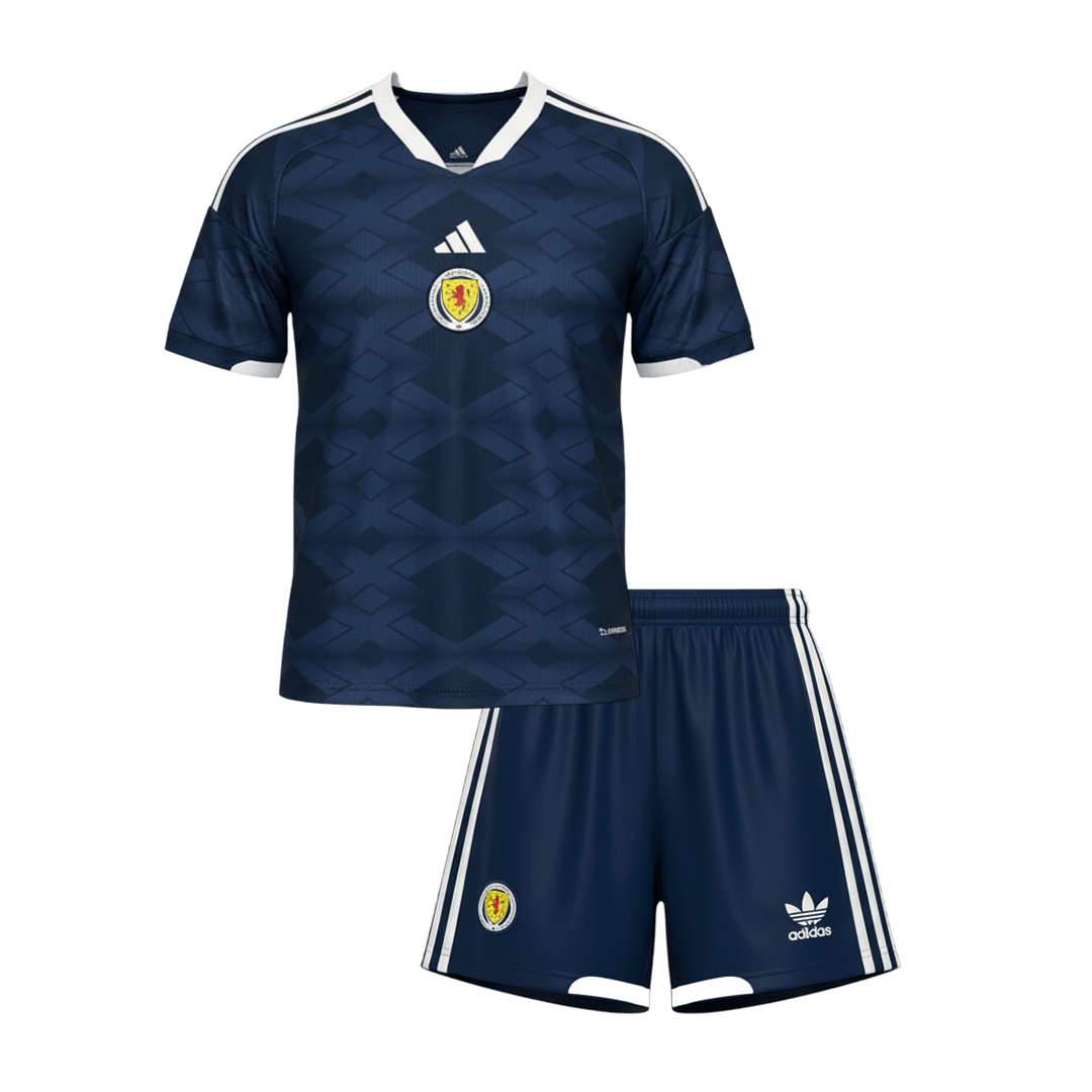 Conjunto Infantil Scotland 2026 Primera Equipación Copa del Mundo Kids