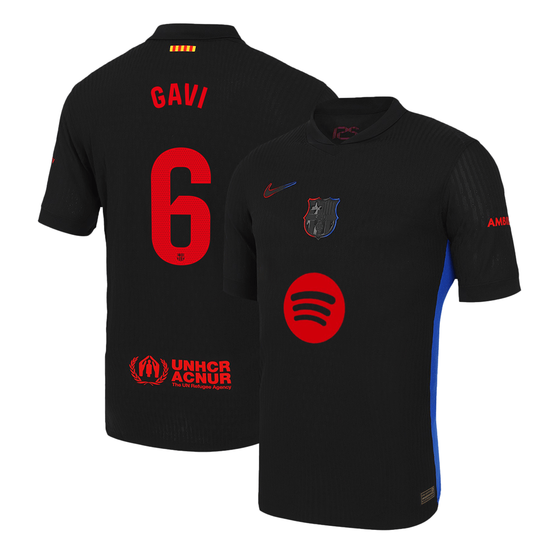 Camiseta GAVI #6 Barcelona 2024/25 Segunda Equipación - Versión Jugador