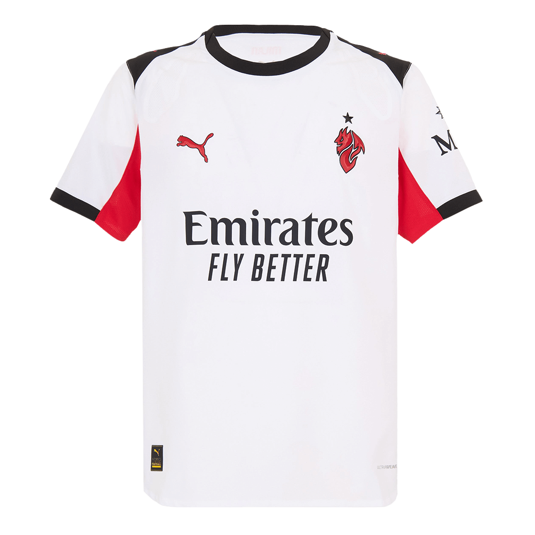 Camiseta Auténtica AC Milan 2025/26 Segunda Equipación-Versión Jugador