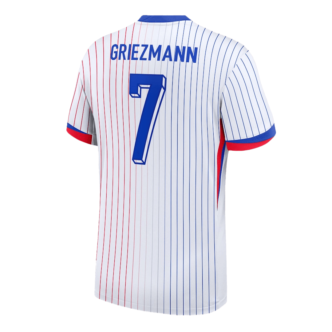 Camiseta GRIEZMANN #7 Francia Euro 2024 Segunda Equipación Hombre-Versión Hincha