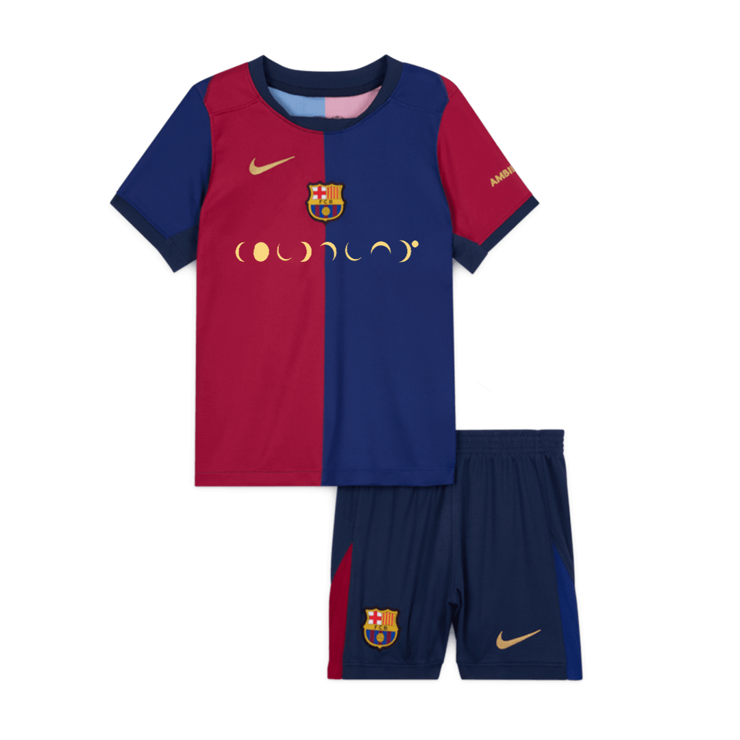Miniconjunto Barcelona X Coldplay 2024/25 Primera Equipación