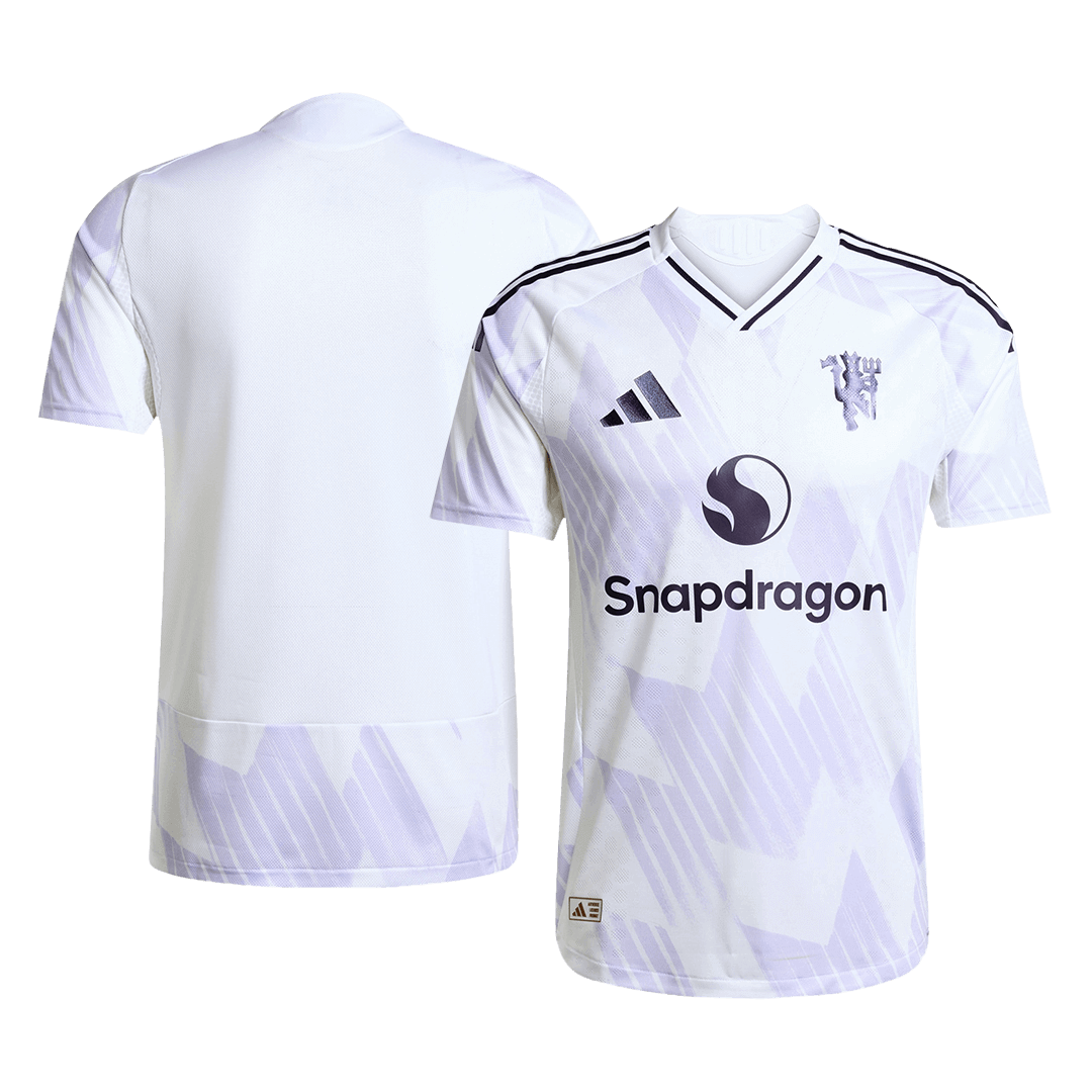 Camiseta Auténtica Manchester United 2025/26 Segunda Equipación-Versión Jugador