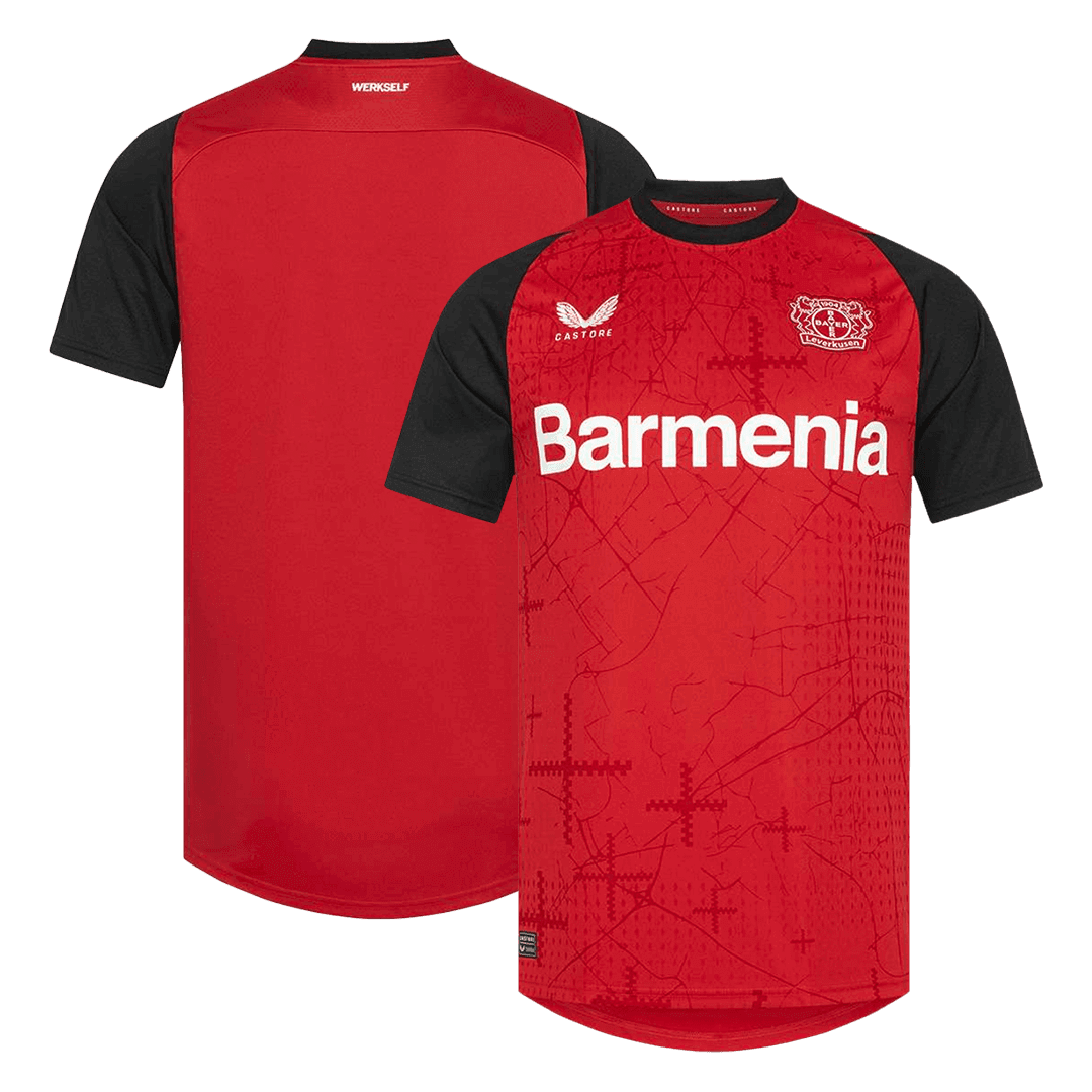 Camiseta Bayer 04 Leverkusen 2024/25 Primera Equipación - Versión Hincha