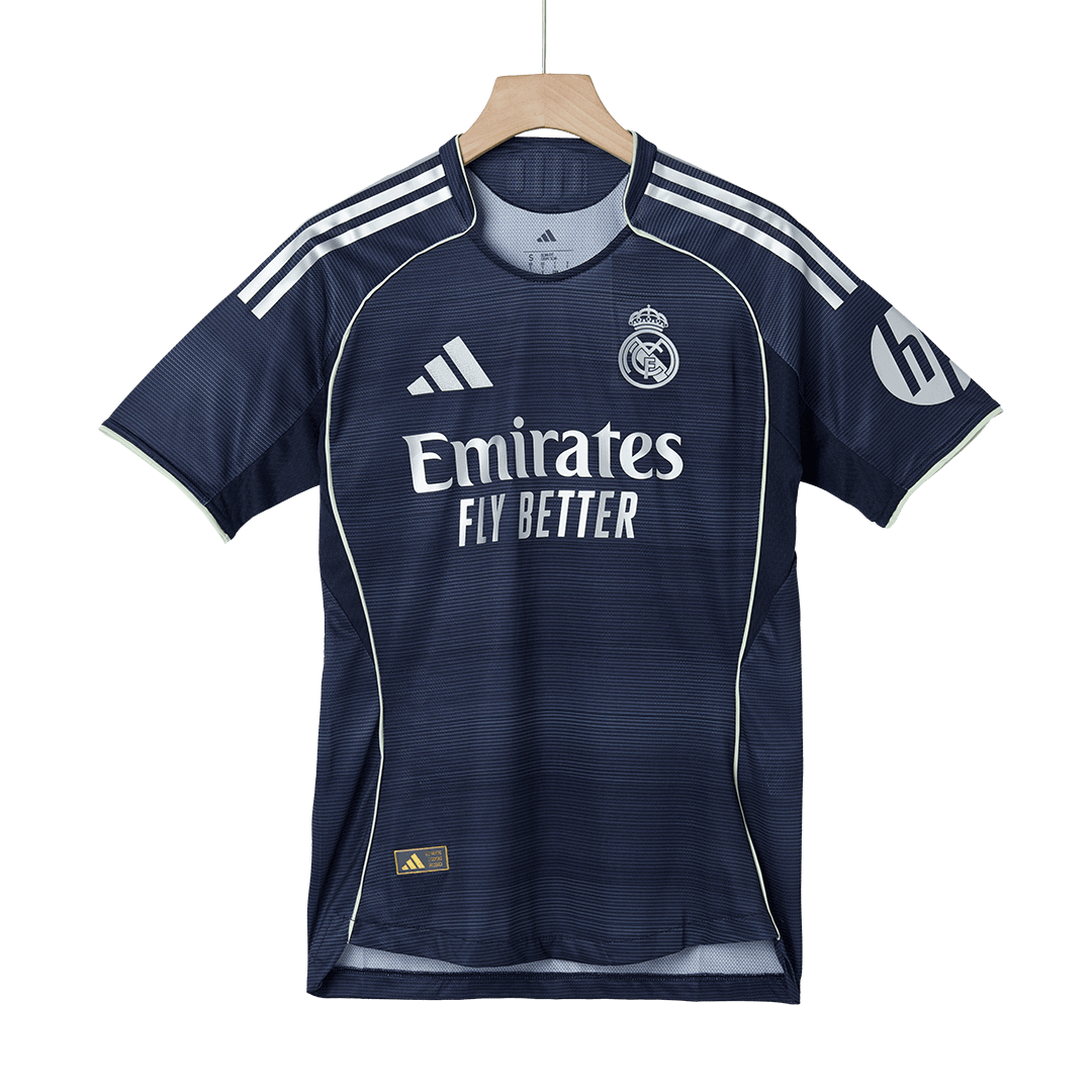 Camiseta Auténtica MBAPPÉ #9 Real Madrid 2025/26 Segunda Equipación-Versión Jugador