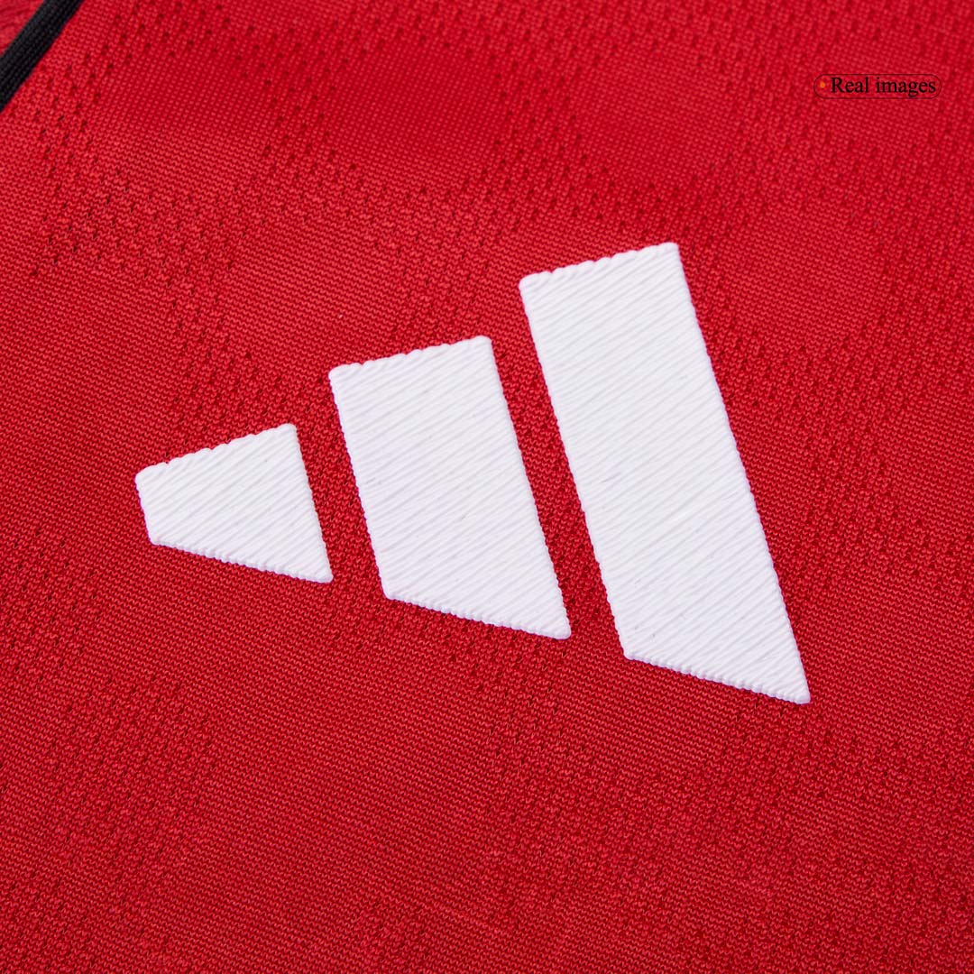 Camiseta Auténtica B.FERNANDES #8 Manchester United 2025/26 Primera Equipación-Versión Jugador