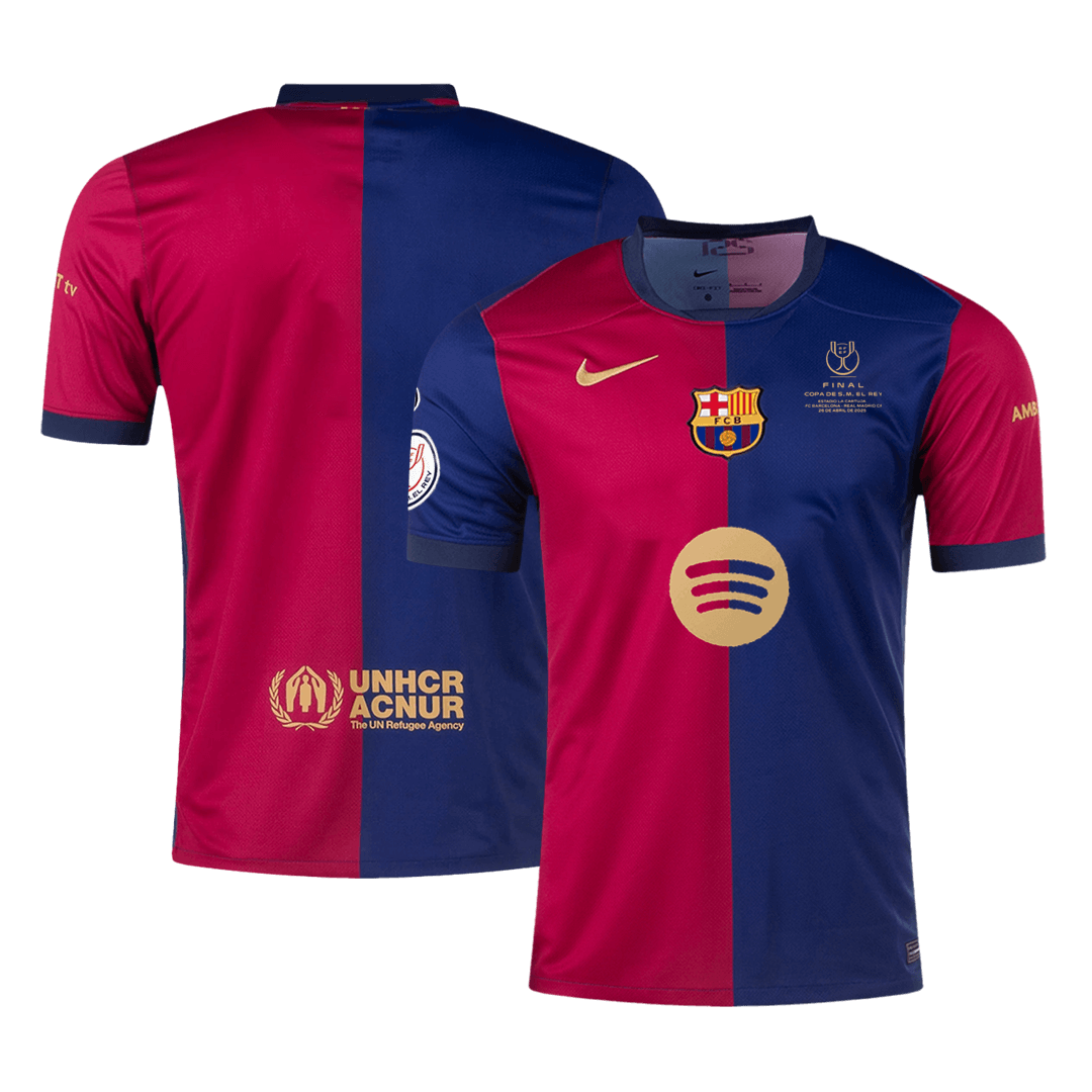 Camiseta Barcelona Copa del Rey Final 2024/25 Home Local Hombre - Versión Hincha