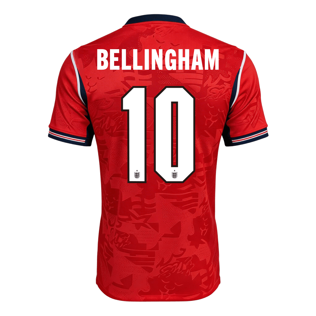 Camiseta Bellingham #10 Inglaterra 2026 Segunda Equipación Copa del Mundo - Versión Hincha - Vista 7