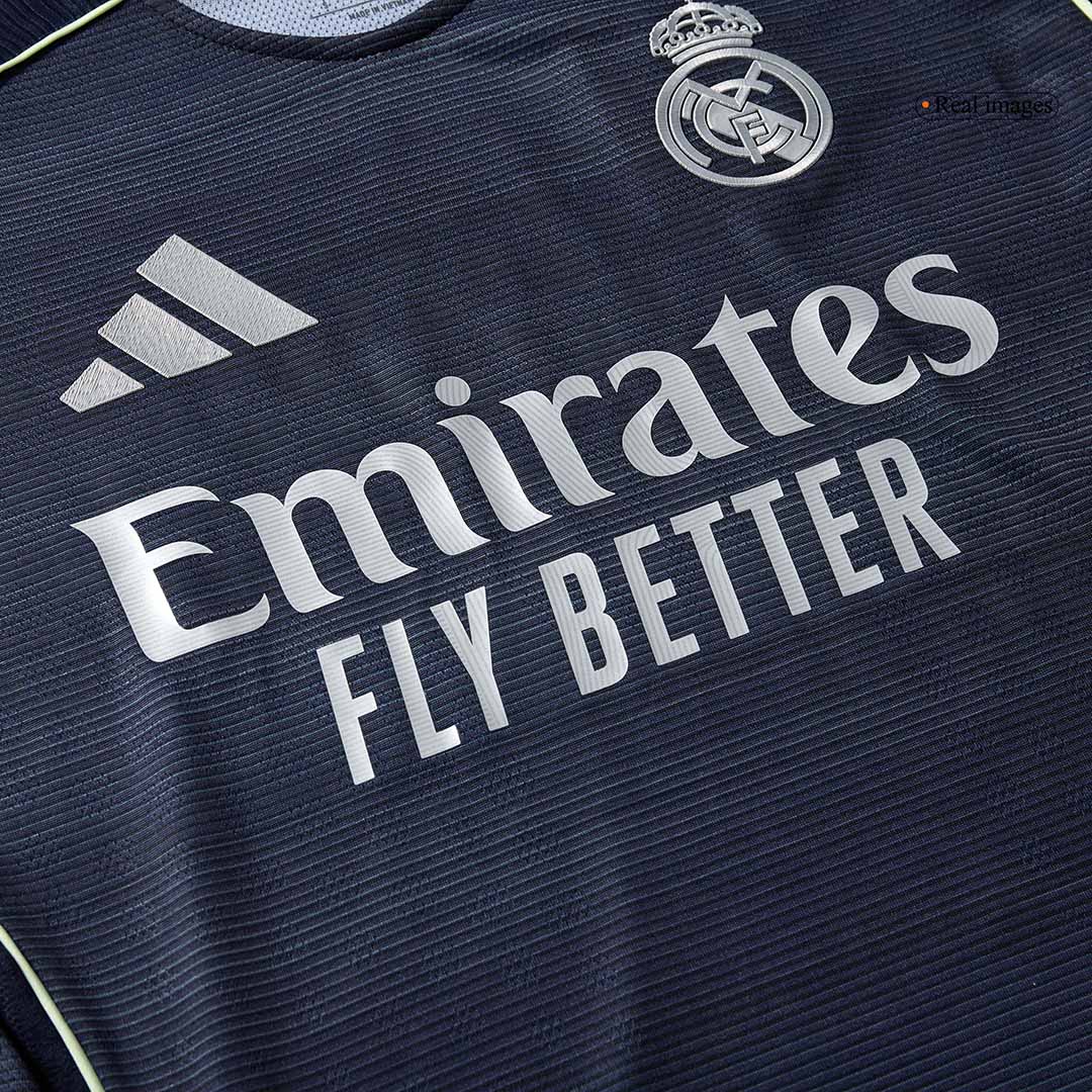 Camiseta Auténtica MBAPPÉ #9 Real Madrid 2025/26 Segunda Equipación-Versión Jugador