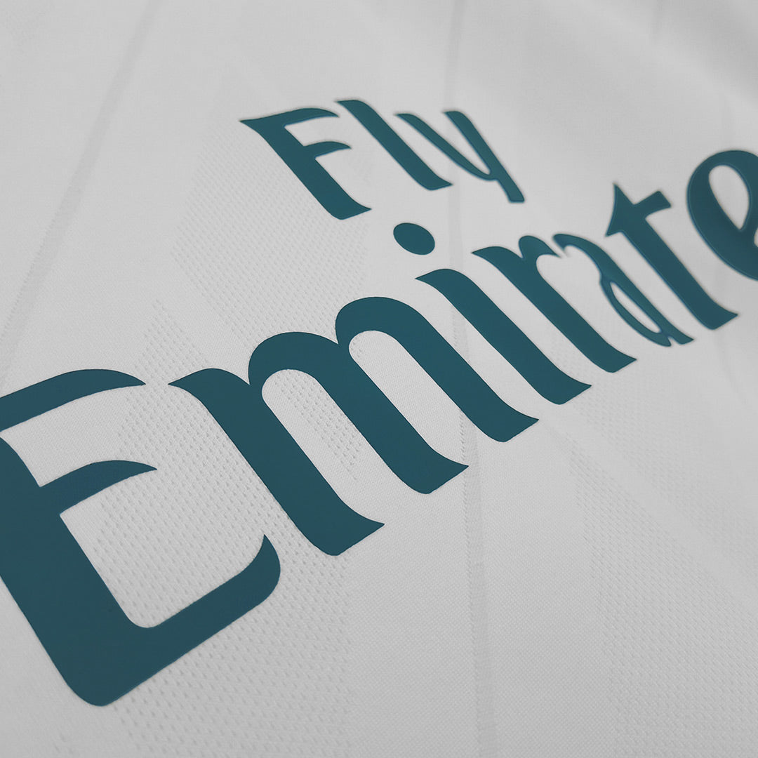Camiseta Retro 2017/18 SERGIO RAMOS #4 Real Madrid Primera Equipación Manga Larga