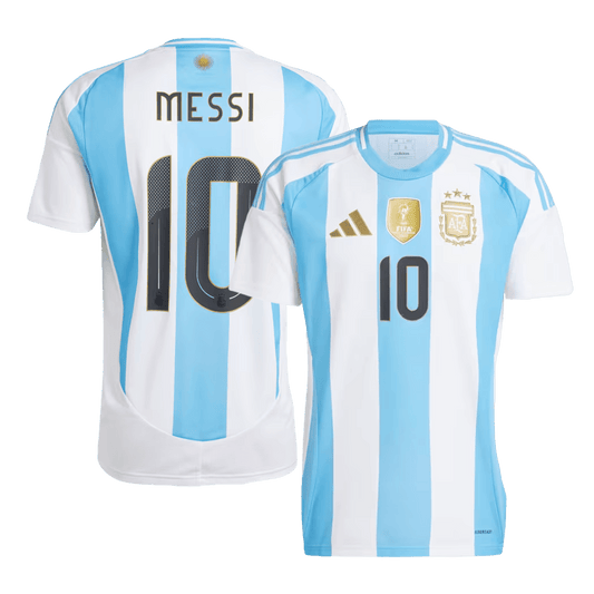 Camiseta MESSI #10 Argentina 2024 Primera Equipación Hombre-Versión Hincha