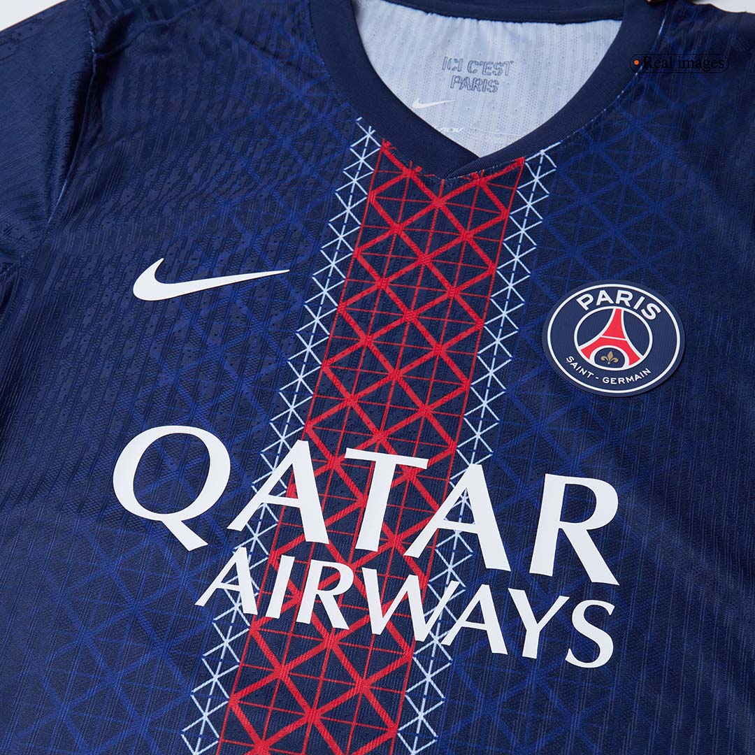 Camiseta Auténtica G.RAMOS #9 PSG 2025/26 Primera Equipación -Versión Jugador