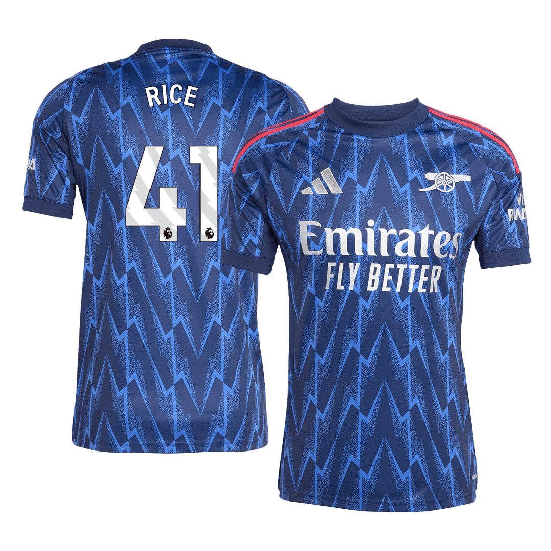 Camiseta RICE #41 Arsenal 2025/26 Segunda Equipación-Versión Hincha