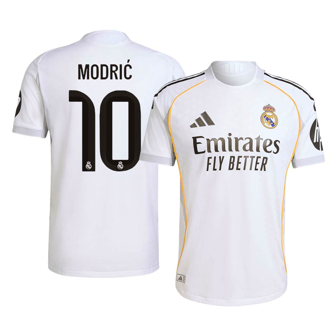 Camiseta Modrić #10 Real Madrid 2025/26 Primera EquipaciÓn Hombre - Versión Jugador