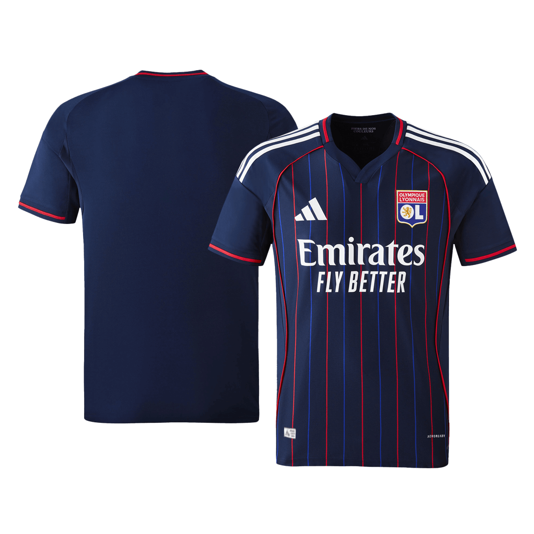 Camiseta Auténtica Olympique Lyonnais 2025/26 Segunda Equipación -Versión Jugador