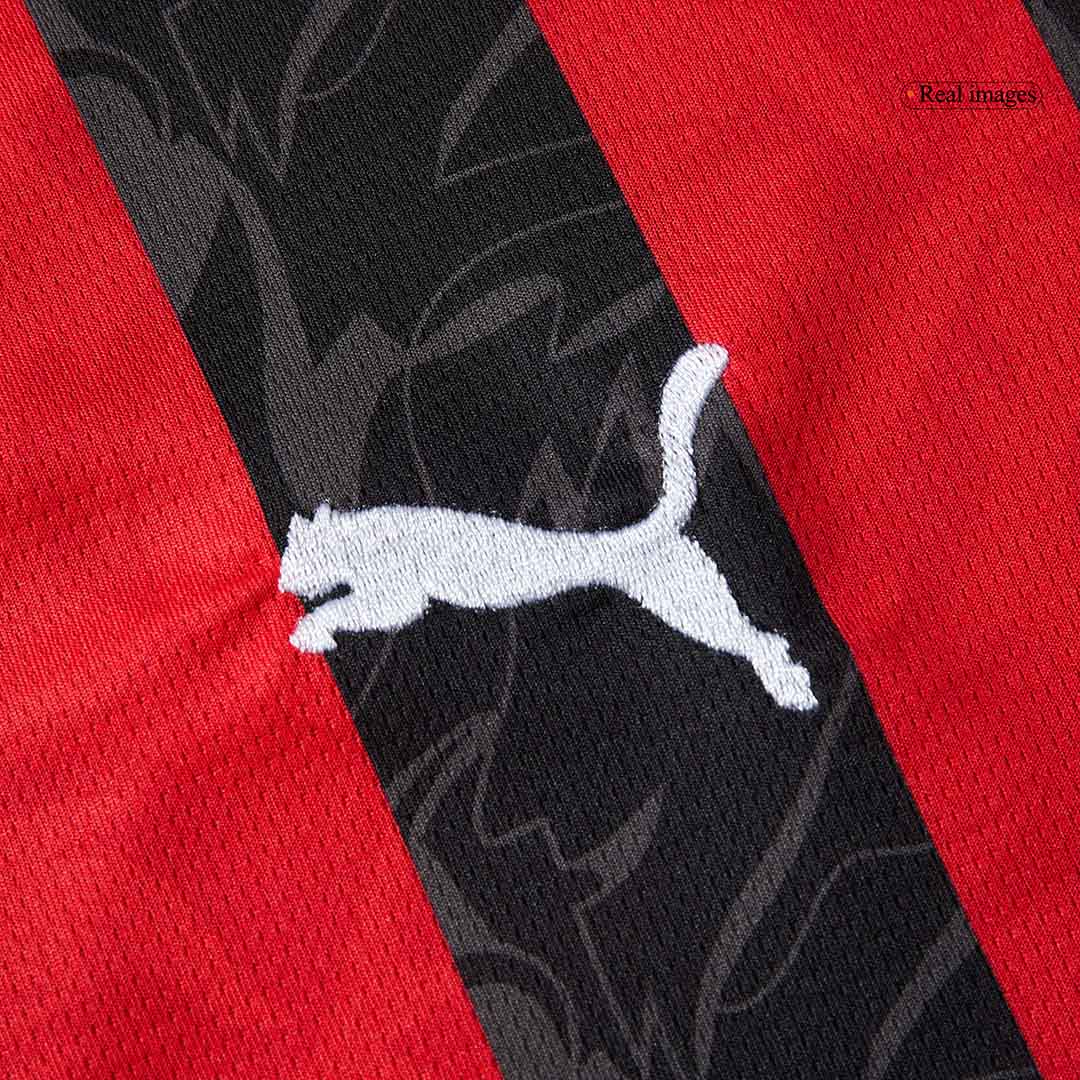 Camiseta PULISIC #11 AC Milan 2025/26 Primera Equipación-Versión Hincha
