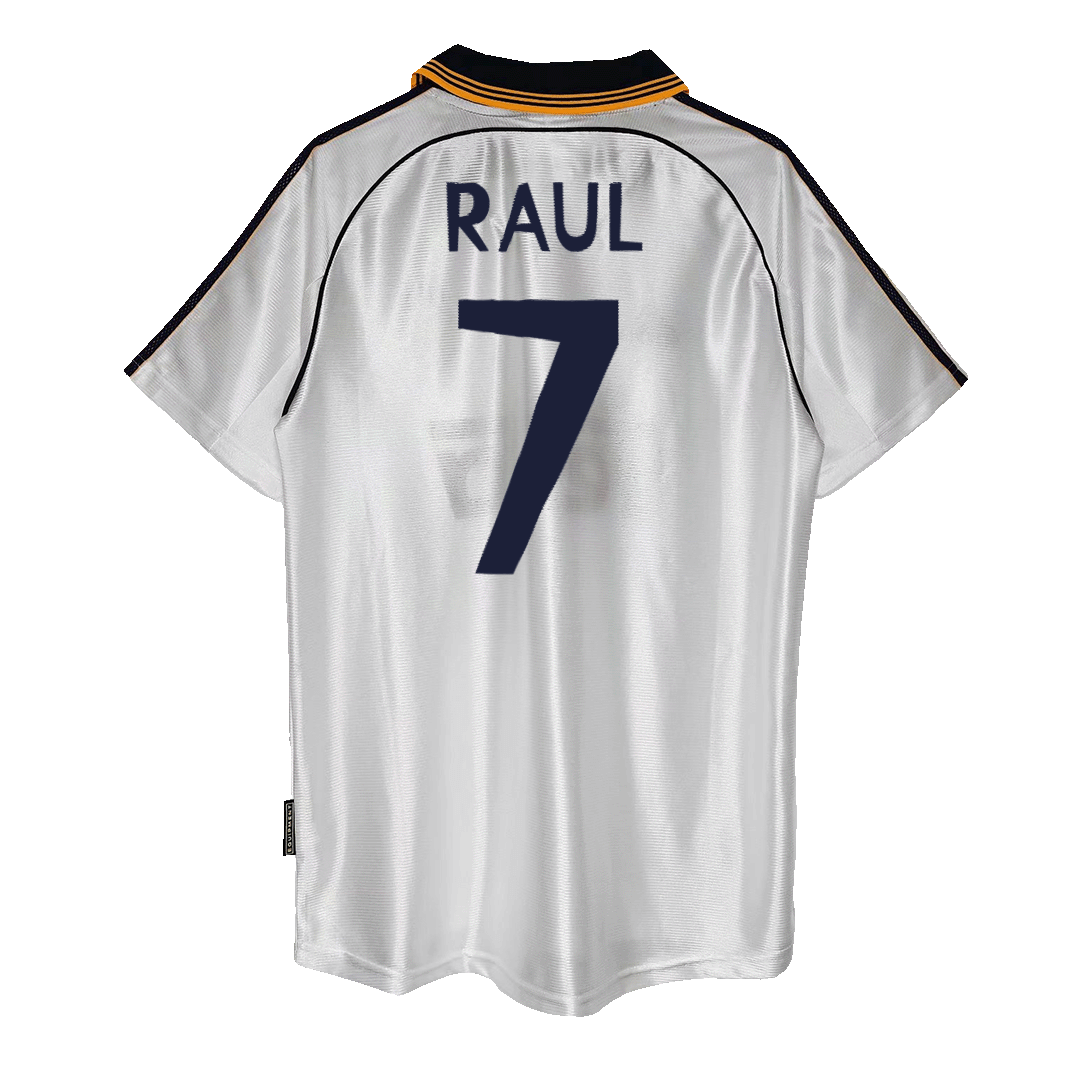 Camiseta Retro 1998/00 RAUL #7 Real Madrid Primera Equipación