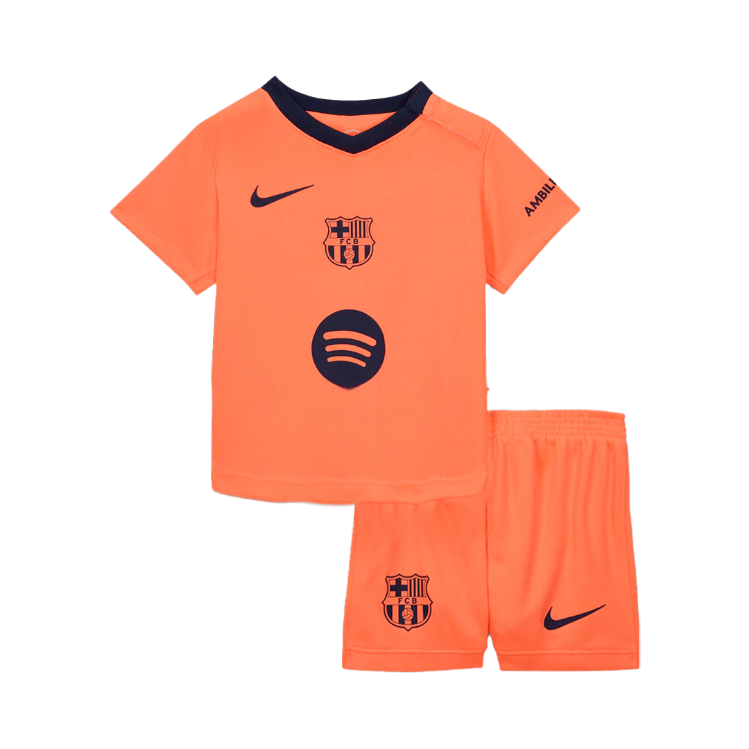 Conjunto Infantil Barcelona 2025/26 Tercera Equipación Kids