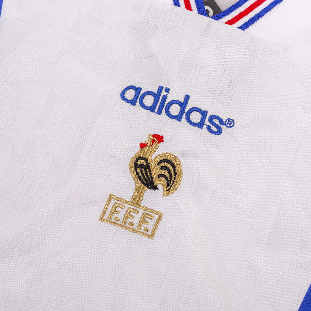 Camiseta Retro 1996 Francia Segunda Equipación
