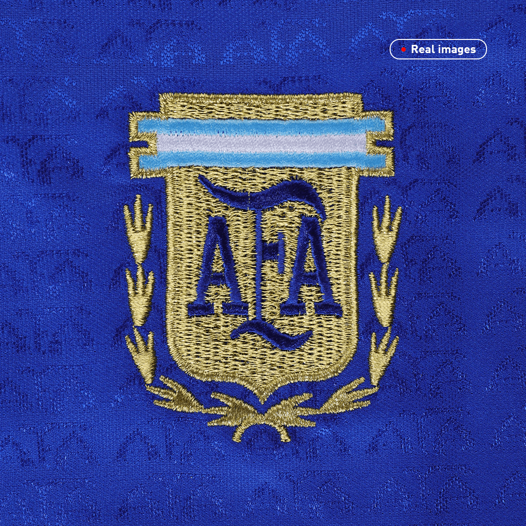 Camiseta Retro 1994 #10 Argentina Segunda Equipación Hombre-Versión Hincha