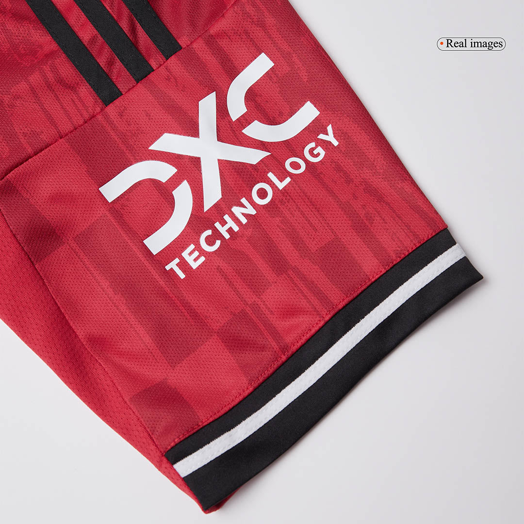 Camiseta B.FERNANDES #8 Manchester United 2025/26 Primera Equipación-Versión Hincha