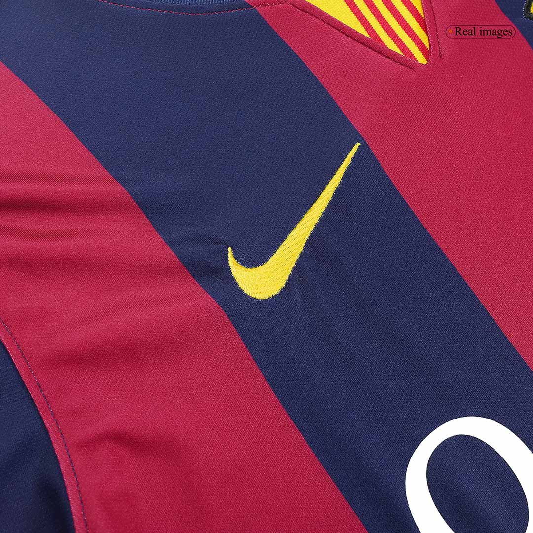 Camiseta Retro 2014/15 NEYMAR JR #11 Barcelona Primera Equipación
