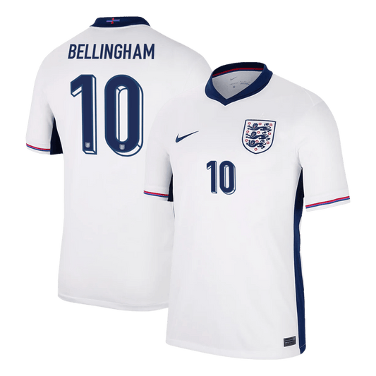 Camiseta BELLINGHAM #10 Inglaterra Euro 2024 Primera Equipación Local Hombre-Versión Hincha