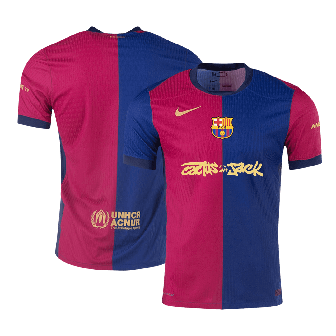 Camiseta Barcelona X Travis Scott 2024/25 Local Hombre - Versión Jugador
