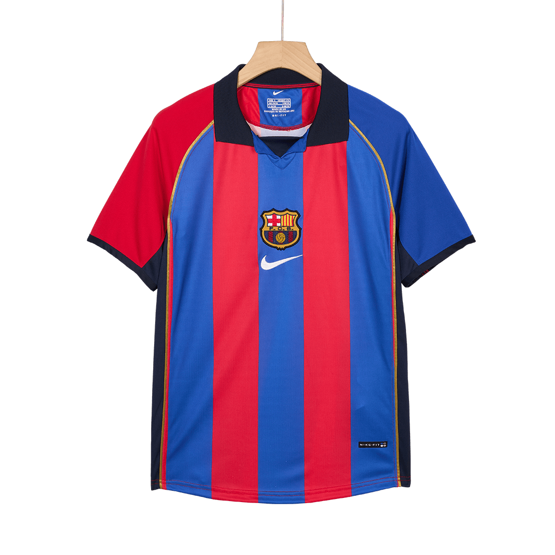 Camiseta Retro 2001/02 Barcelona Primera Equipación