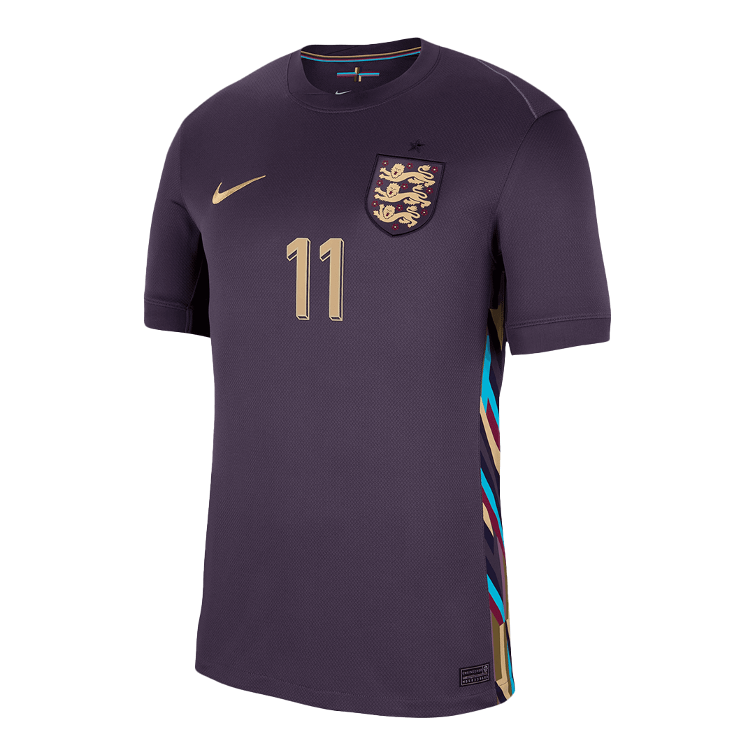 Camiseta FODEN #11 Inglaterra Euro 2024 Segunda Equipación Visitante Hombre-Versión Hincha