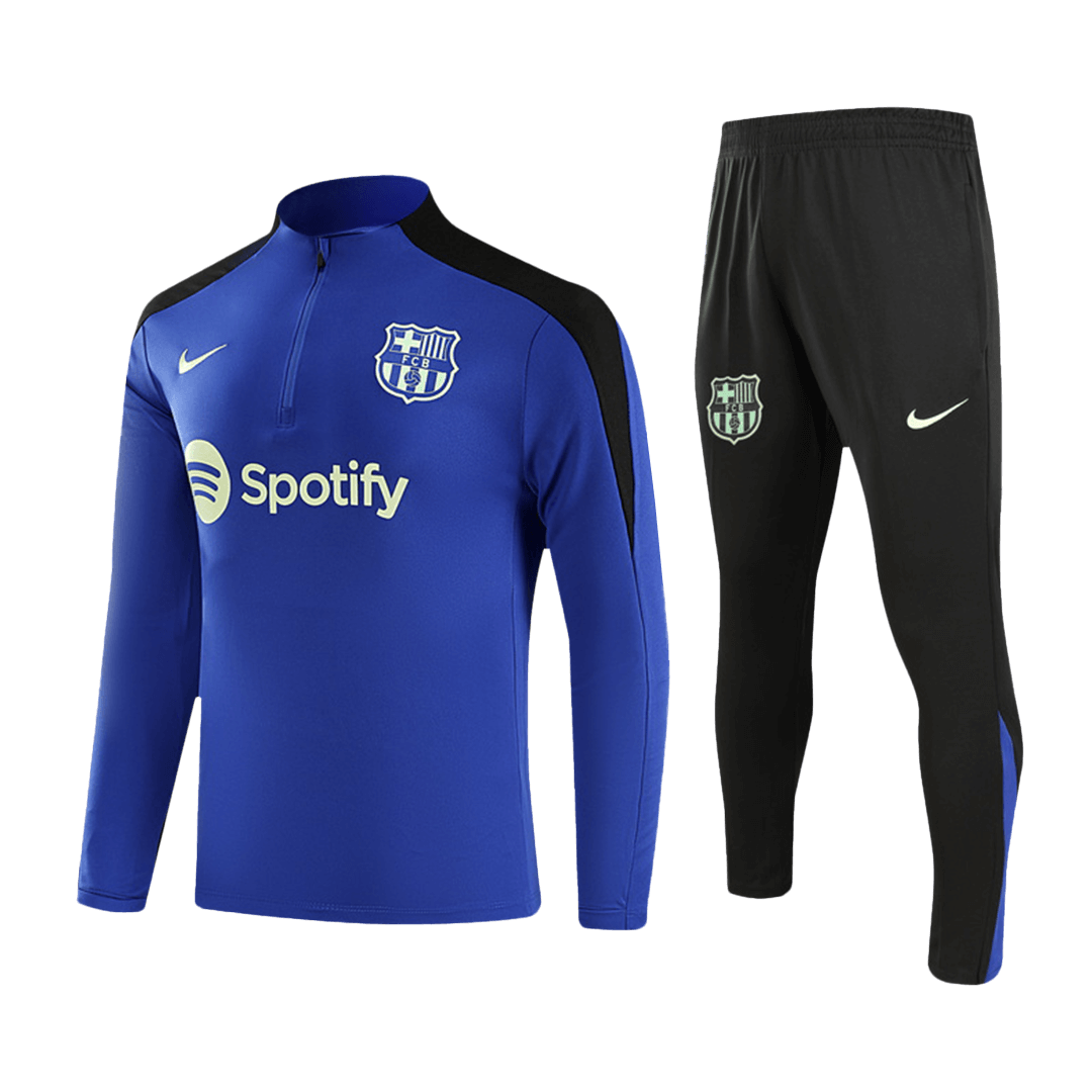 Conjunto Entrenamiento Barcelona 2024/25 Hombre (Chandal de Media Cremallera + Pantalon)