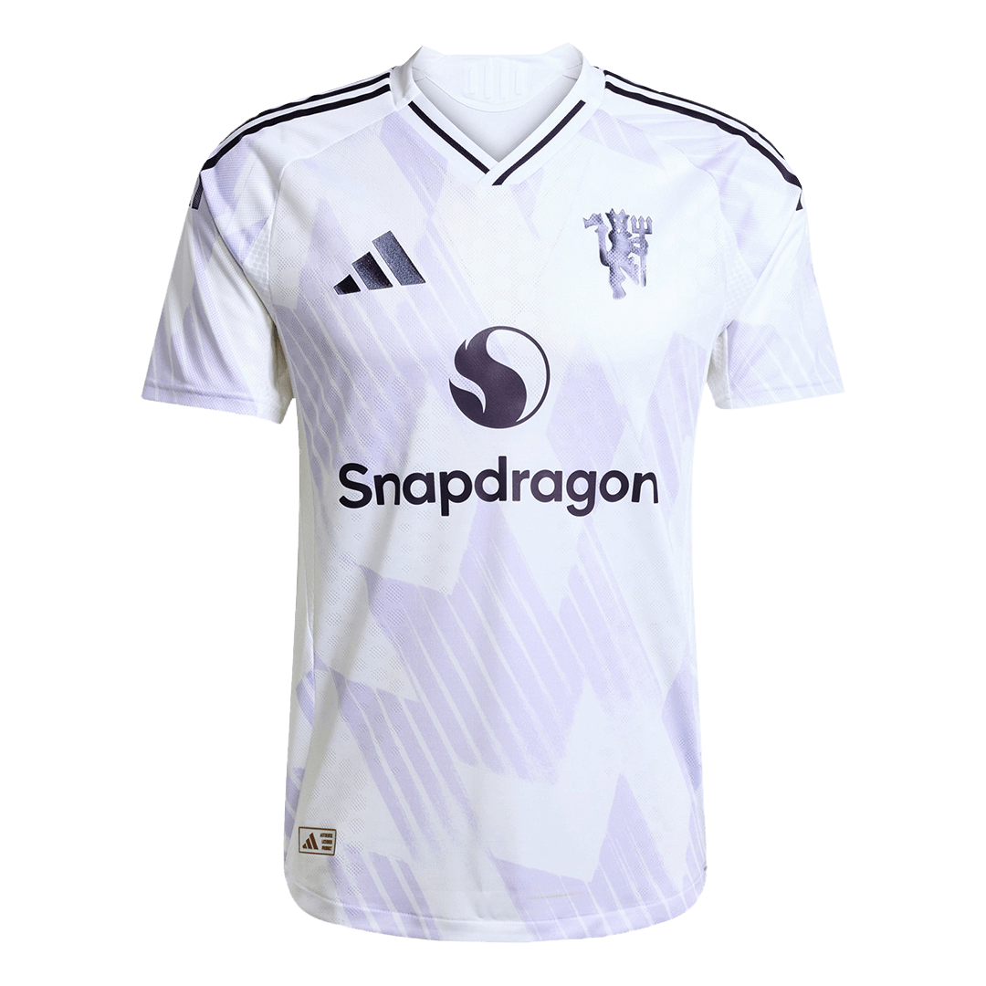 Camiseta Auténtica Manchester United 2025/26 Segunda Equipación-Versión Jugador