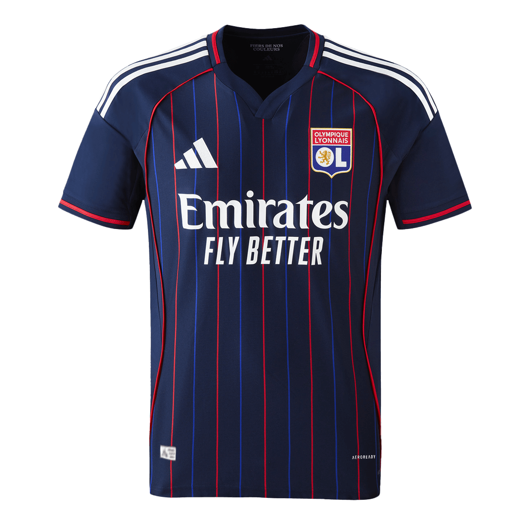 Camiseta Auténtica Olympique Lyonnais 2025/26 Segunda Equipación -Versión Jugador