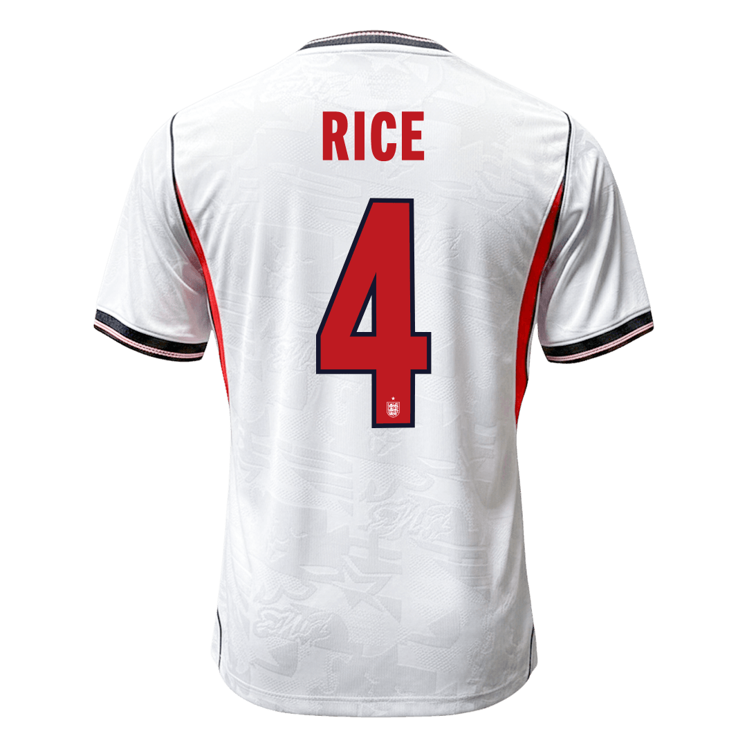 Camiseta Auténtica Rice #4 Inglaterra 2026 Primera Equipación Copa del Mundo - Versión Jugador - Vista 8
